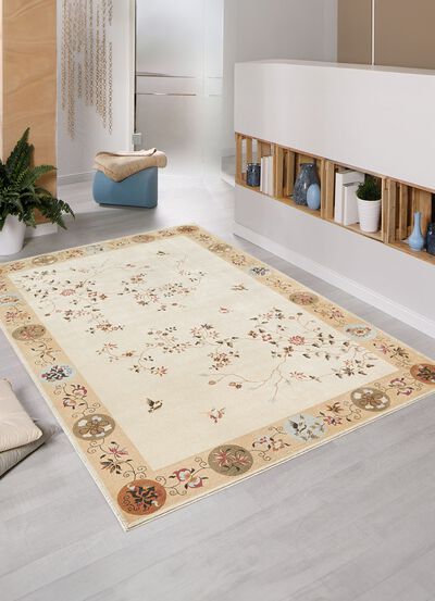 Br&uuml;cken und Teppiche mit Blumen- und Rankenmotiven 