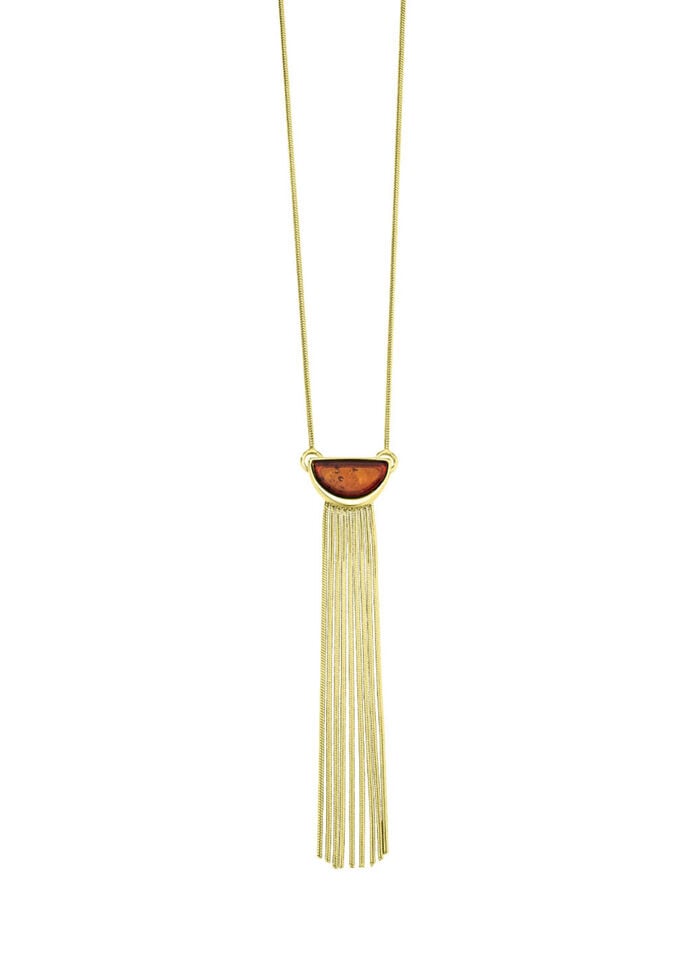 Halskette mit Bernstein 