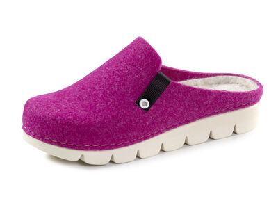 Laurina, trendige Damen-Hausschuhe, Weite G, mit anatomisch geformtem Fußbett 