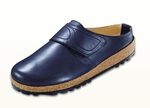 Haflinger-Lederclog aus weichem Rindleder BLAU