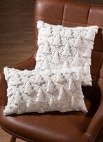 Kissenbezug in Strickoptik 