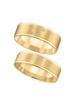 Breiter, massiver Trauring, gl&auml;nzend/mattiert 