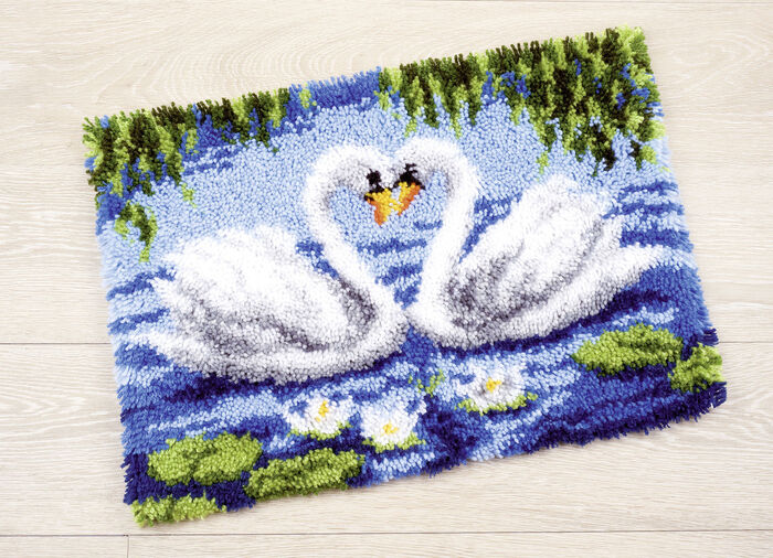 Knüpfteppich mit Tier-Motiven BUNT