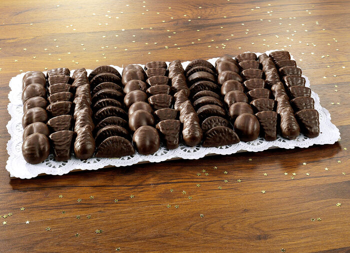 Schokoliertes Fruchtgelee 