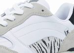 Rieker Sneaker mit interessantem Zebra-Druck WEISS