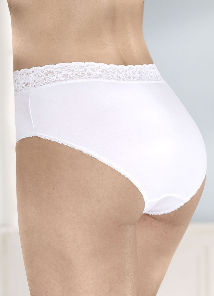 Viererpack Slips mit Katzenmotiv 