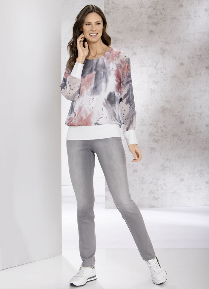 Tunika mit eingearbeitetem Top 