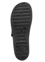 Klettschuh aus elastischem Textilmaterial SCHWARZ