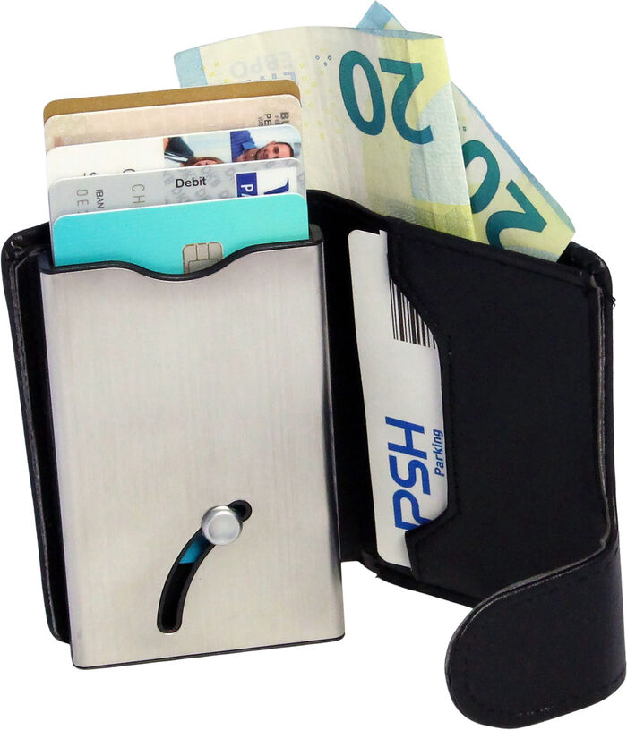 Ultraflaches und sicheres Kartenetui 