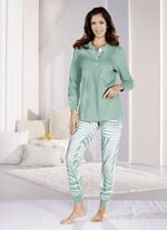 Zweierpack Schlafanzüge von Laurina mit Bündchenabschlüssen  