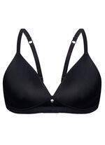 Sassa BH mit vorgeformten Cups SCHWARZ