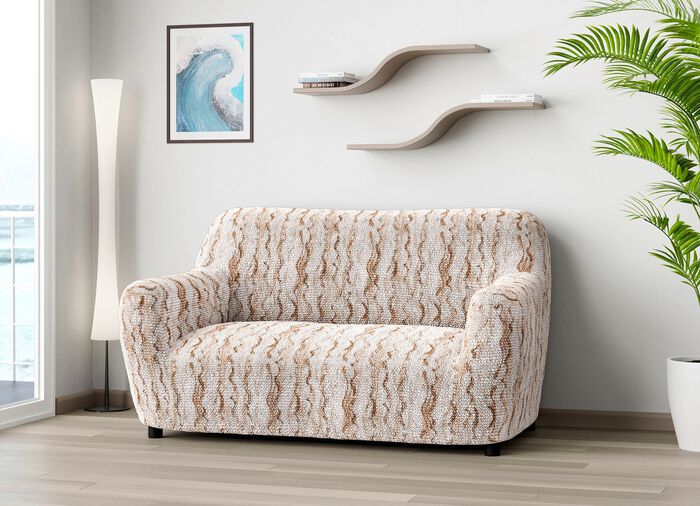 Stretchbez&uuml;ge aus bi-elastischem Mikrofaser-Stretch BEIGE