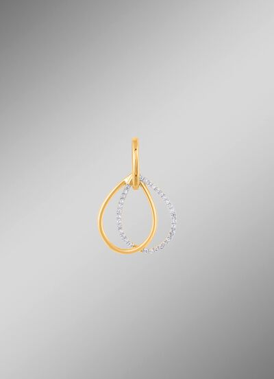 Eleganter Anh&auml;nger mit 34 Diamanten 