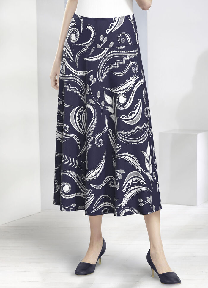 Rock mit ausdrucksstarker Dessinierung 