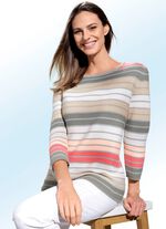 Pullover in Ringeldessin  