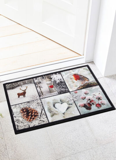 Fußmatte mit rutschemmender Rückseite 