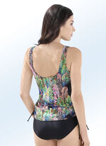 Laurina Tankini mit Softschalen, seitlich raffbar 