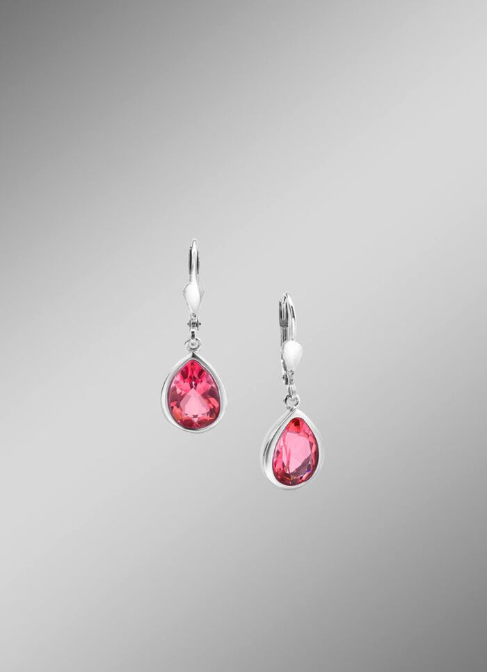 Ohrringe mit leuchtendem Feuertopas 