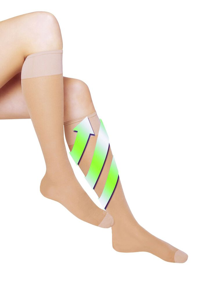 Fresh-Travel Stützkniestrümpfe, 3er-Pack 