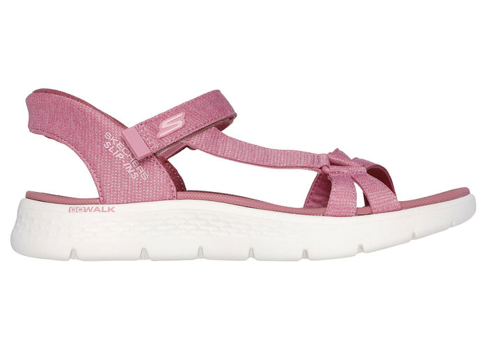 SKECHERS, sportliche Damen-Sandalen, mit geformter Slip-Ins Fersenplatte MAUVE