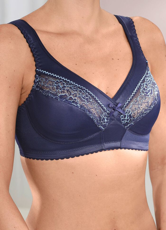 BH mit farbharmonischen Spitzeneins&auml;tzen 