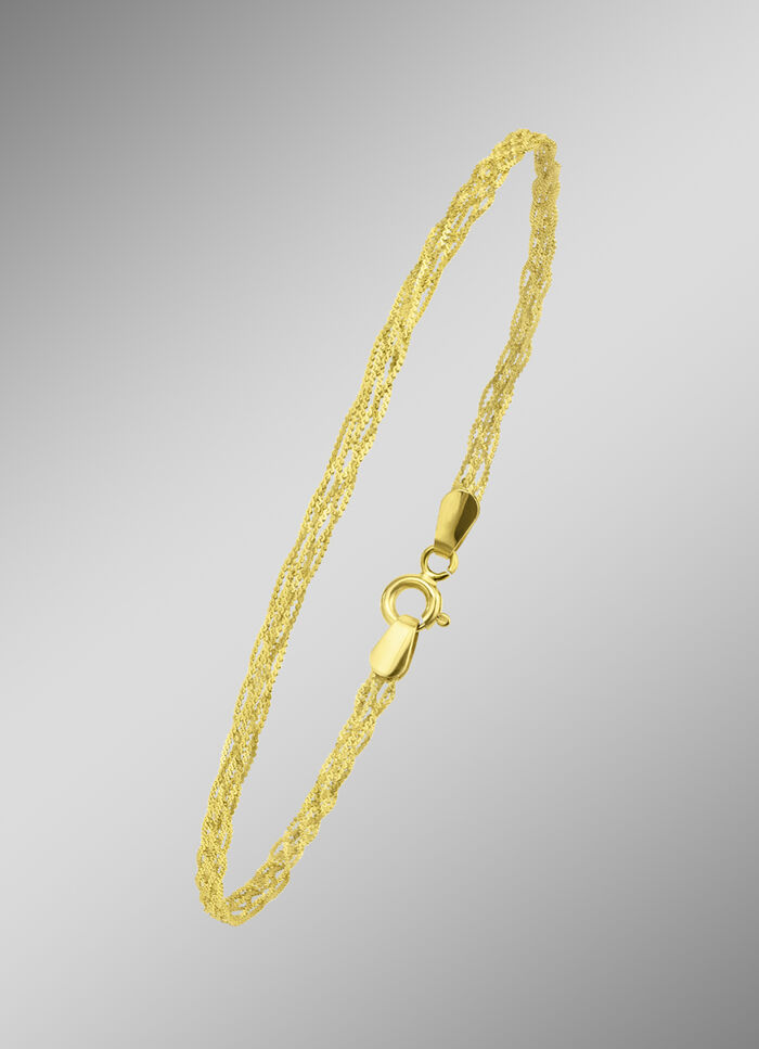 Geflochtenes Armband aus Gold 