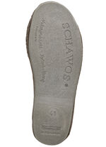 Gefütterte Herren-Hausschuhe, mit Schurwolle BRAUN