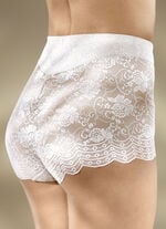 Dreierpack Pants aus Elastikspitze 2X SCHWARZ, 1X WEISS