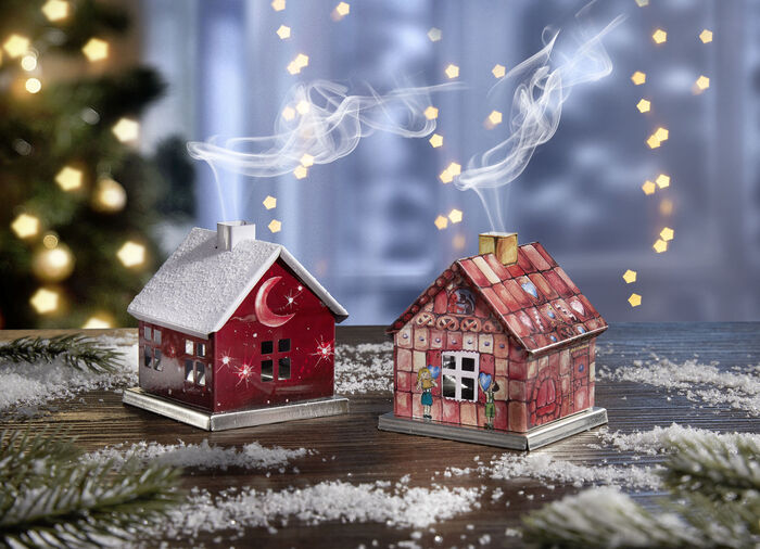 R&auml;ucherh&auml;uschen aus Metall 