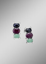 Funkelnde Eleganz: Ohrstecker mit echten Edelsteinen 