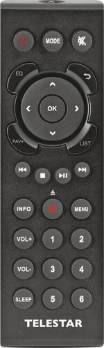 Internetradio mit DAB+ SCHWARZ