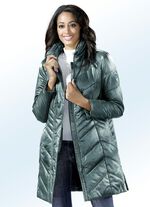 Kurzmantel mit Stehkragen JADEGRÜN