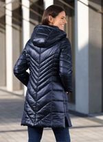 Kurzmantel mit Seitenschlitzen NAVY