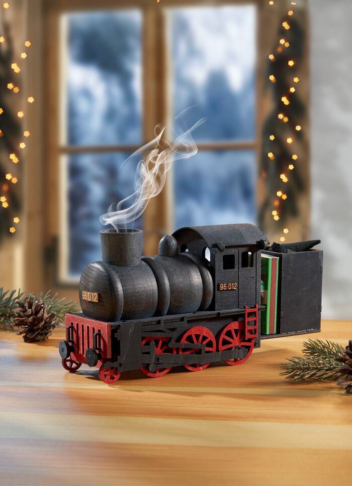 R&auml;ucher-Dampflok 