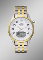 Funk-Herrenuhr mit Edelstahlbandgeh&auml;use 