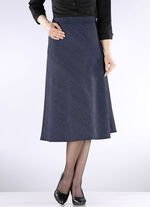 Rock mit Glencheck-Dessinierungl MARINE-GRAFIT