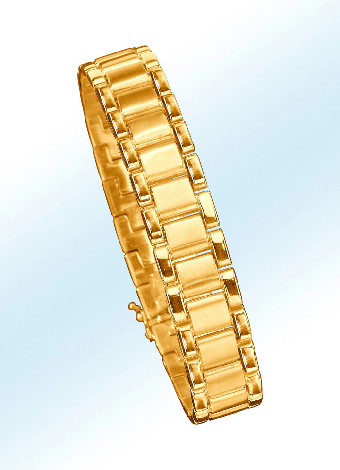 Schweres Armband, matt und gl&auml;nzend 