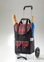 Profi-Einkaufsroller mit extragro&szlig;en R&auml;dern 