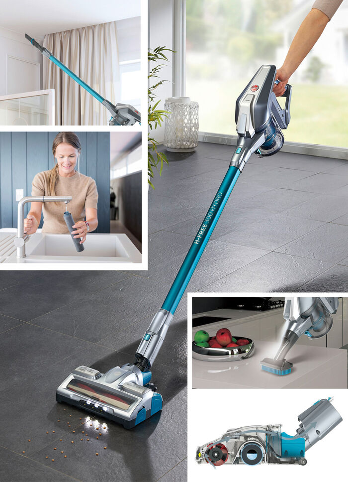 Hoover Hydro HF322YHM011 Akku-Nass-Trockensauger 