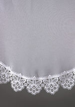 M-Bogen-Store aus echter Plauener Spitze 