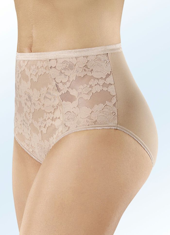 Dreierpack Formslips mit Elastikspitze im Vorderteil 