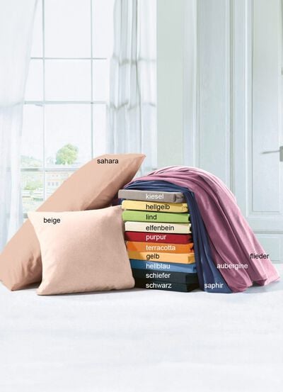 Spannbettt&uuml;cher aus reiner Baumwolle 