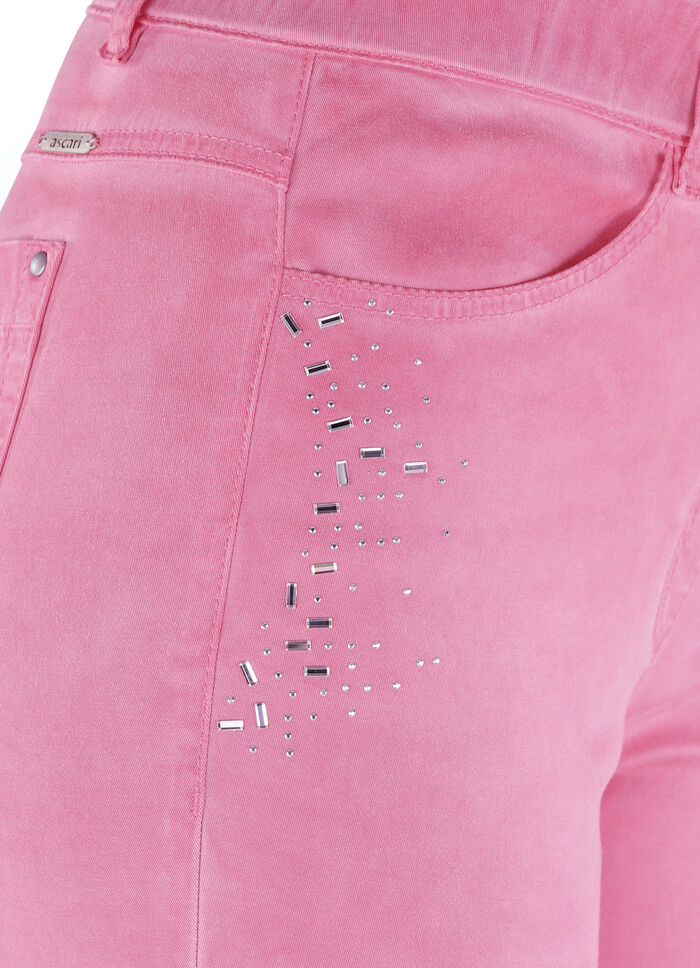 Edle Hose mit funkelnden Glitzersteinchen AZALEE