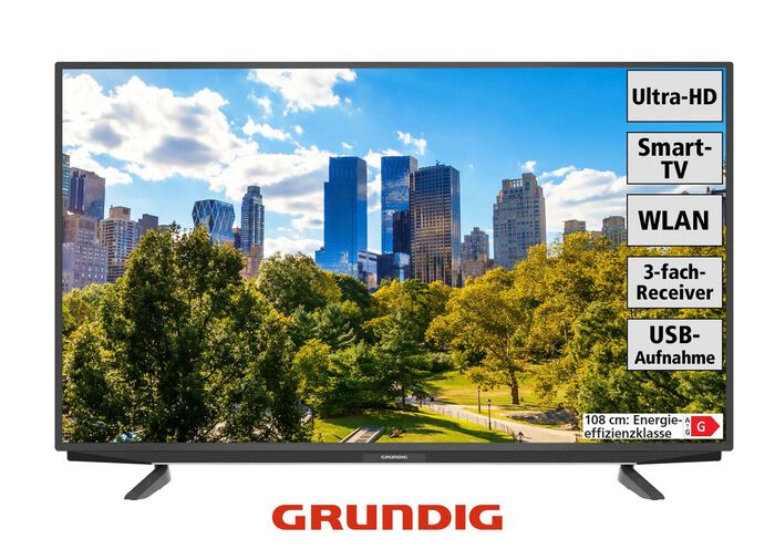 Grundig Barcelona Ultra-HD-LED-Fernseher ANTHRAZIT