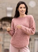Pullover aus Melangegarn 