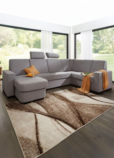 Wohnlandschaft mit Bettfunktion 