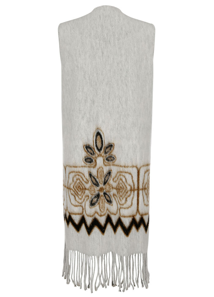 Longweste mit Fransen 