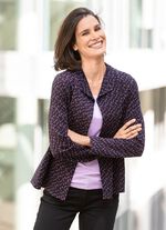 Kurzjacke in verschlussloser Form 