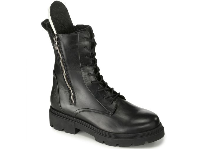 Libelle Schn&uuml;r-Stiefelette SCHWARZ