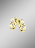 Edel im Design: Brillant-Creolen 